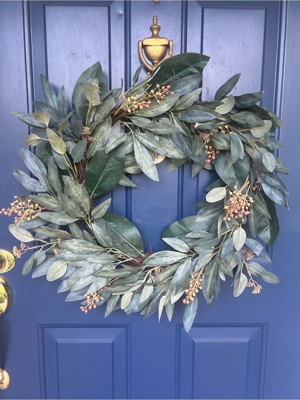 Studio McGee Threshold Classic Green Eucalyptus Wreath - Home Holiday NWT